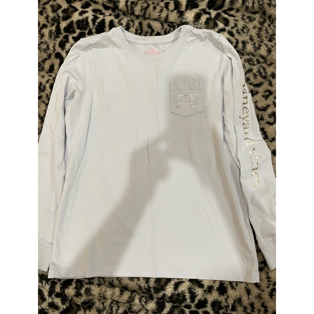 Girls vineyard vines long sleeve shirt size large
